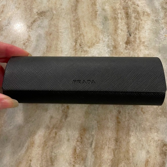 Prada glasses frame made in Italy, model VPR03W ROJ-101, with matching case - Picture 7 of 9